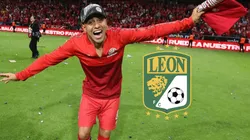 León abrocha a Juanpi Domínguez de Toluca.