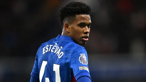 Estevao, afuera del equipo ante Newcastle.