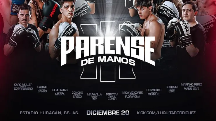 Párense de Manos 3 será el evento encargado de cerrar el año de boxeo de streamers.