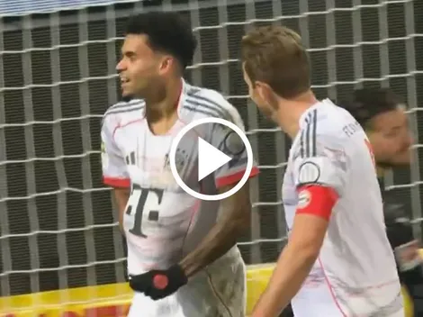 ¡Su último gol del año! Luis Díaz convirtió en el triunfo de Bayern Múnich