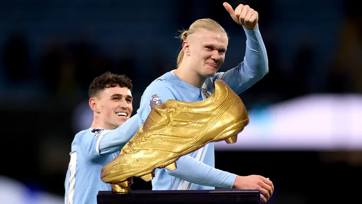 Erling Haaland marcó dos goles contra West Ham
