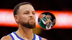 Stephen Curry, Giannis Antetokounmpo y Draymond Green.