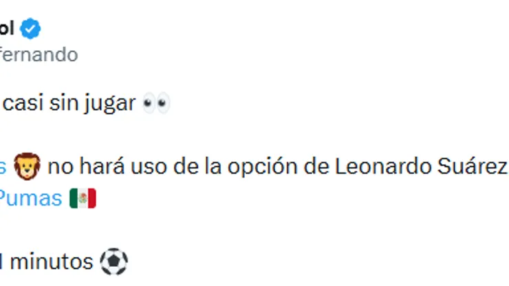 Leo Suárez tendrá que volver a presentarse en UNAM