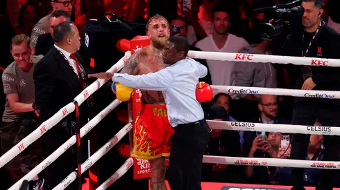 Jake Paul terminó su pelea vs. Anthony Joshua desfigurado.