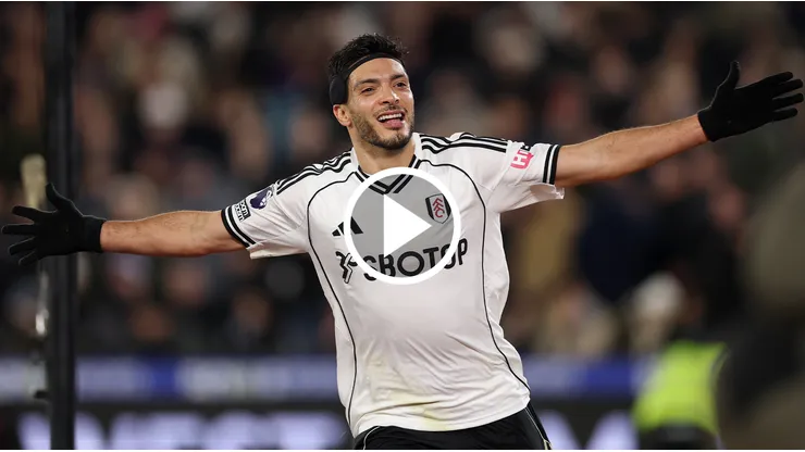 Raúl Jiménez celebra su gol contra West Ham
