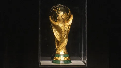 El trofeo de la Copa del Mundo.