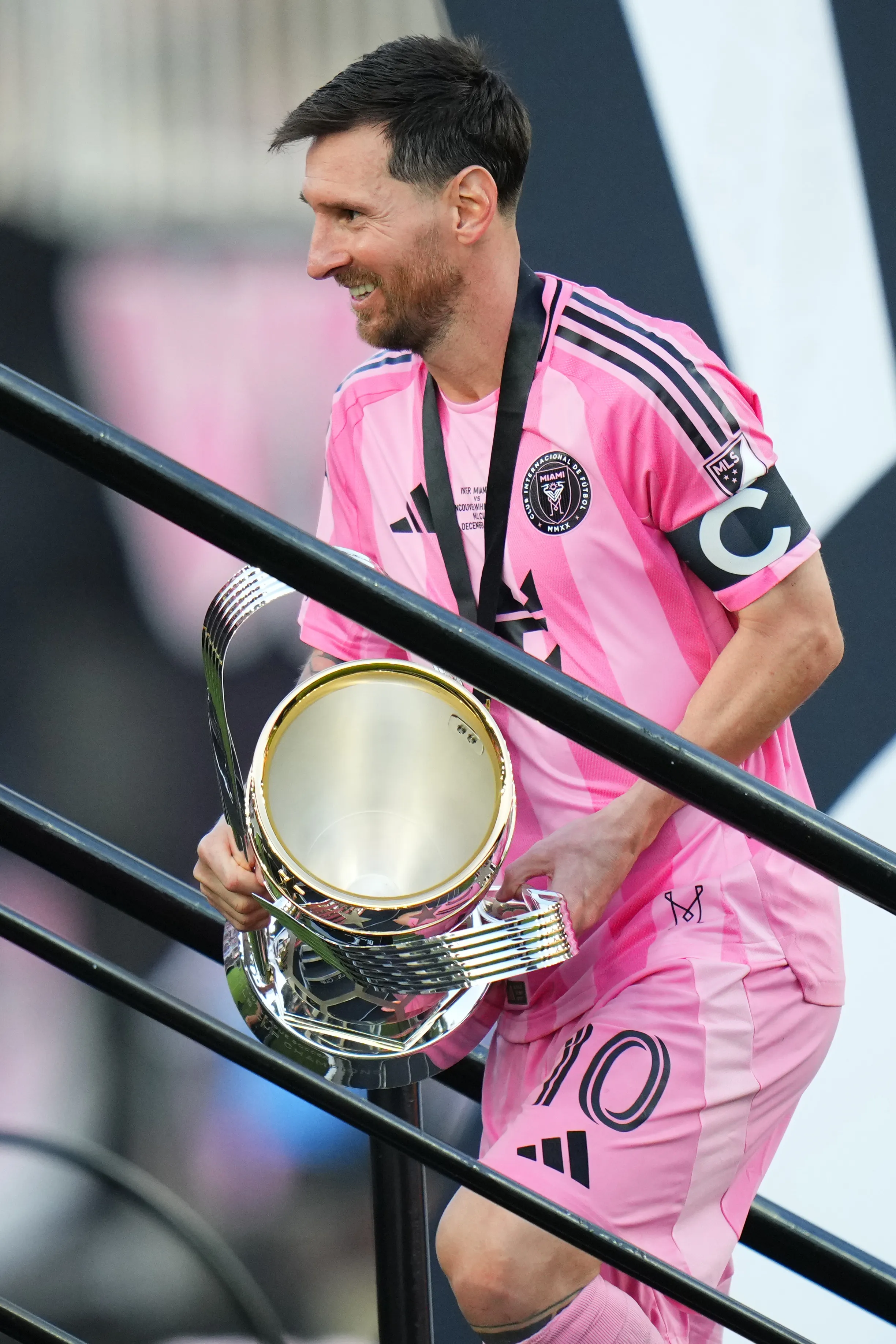 Lionel Messi campeón con Inter Miami (Getty Images)