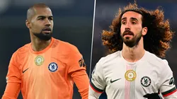 Robert Sánchez y Marc Cucurella, jugadores españoles del Chelsea