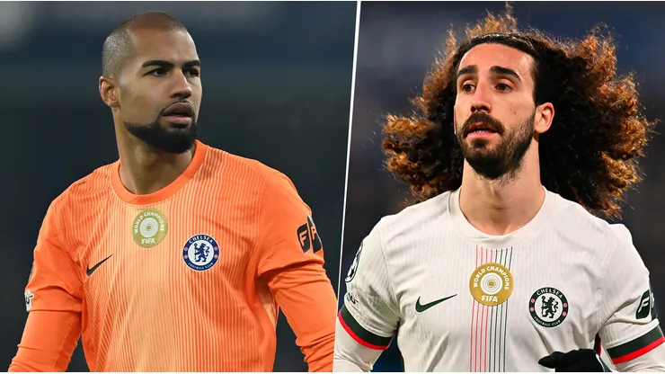 Robert Sánchez y Marc Cucurella, jugadores españoles del Chelsea