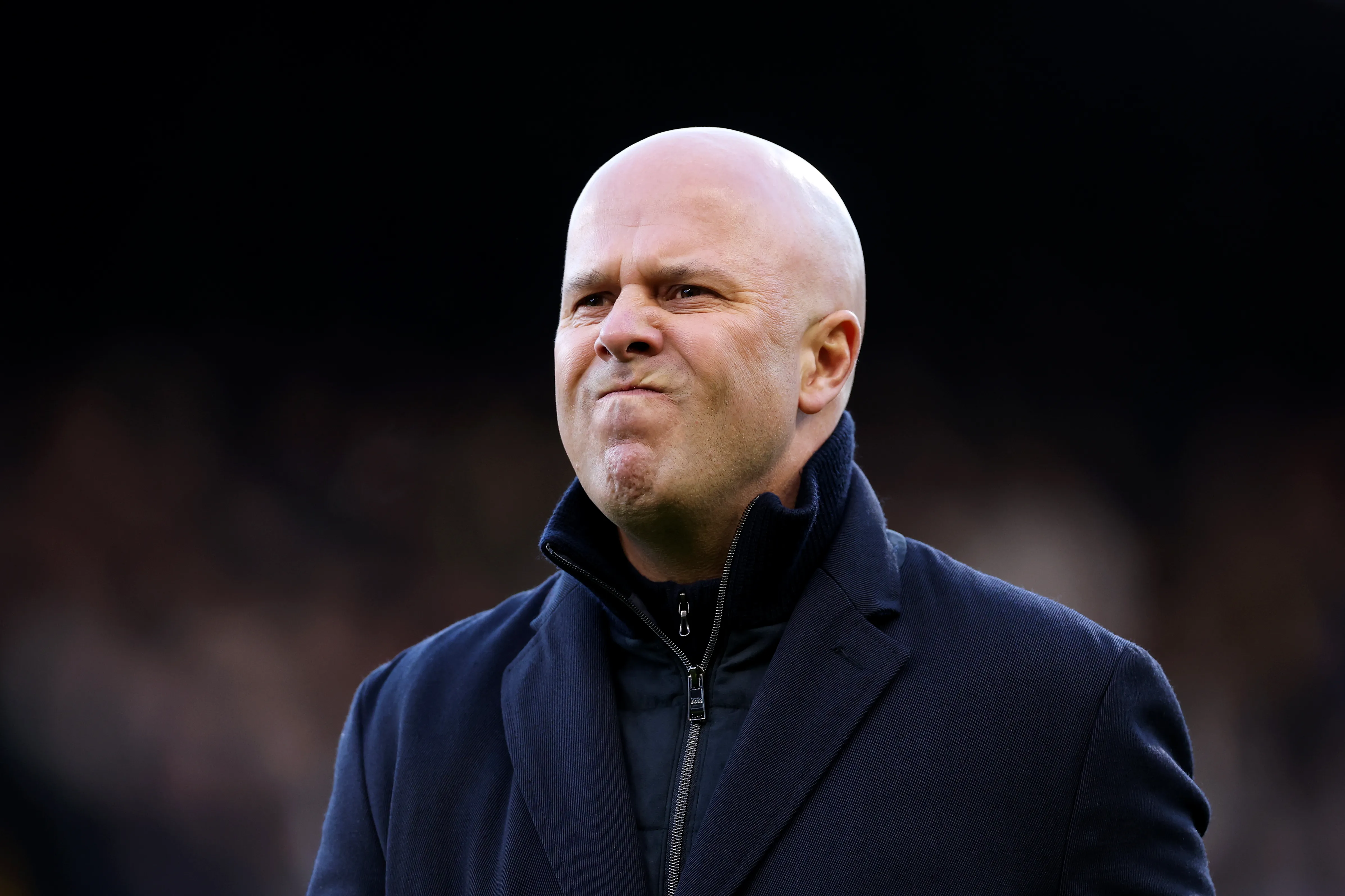 Arne Slot está en la cuerda floja en Liverpool (Getty Images)