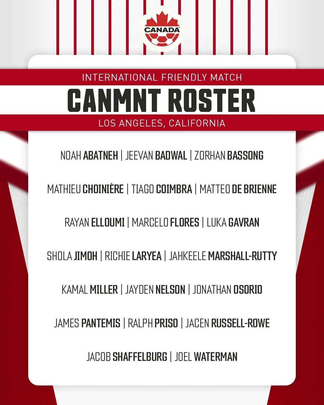 La convocatoria de Canadá (CANMNT_Official)