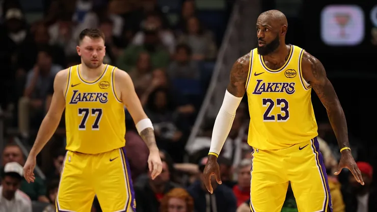 Luka Doncic elogia a LeBron James.