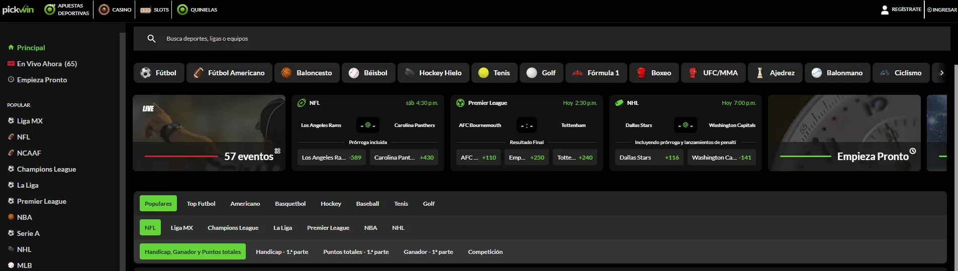 código de referido pickwin