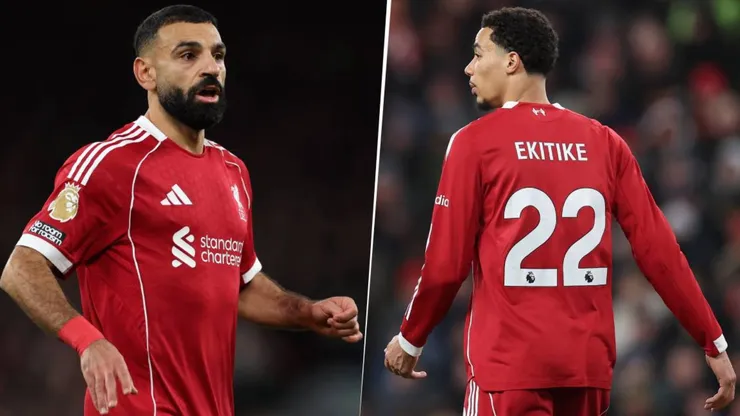 Mohamed Salah y Hugo Ekitiké no juega contra Arsenal