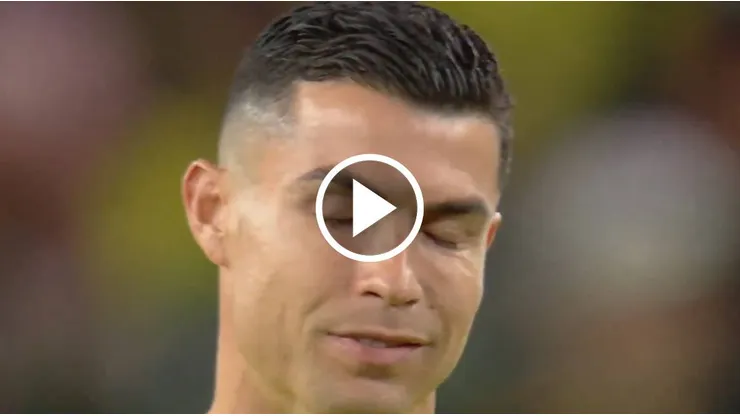 Cristiano Ronaldo reaccionó al gol de Julián Quiñones