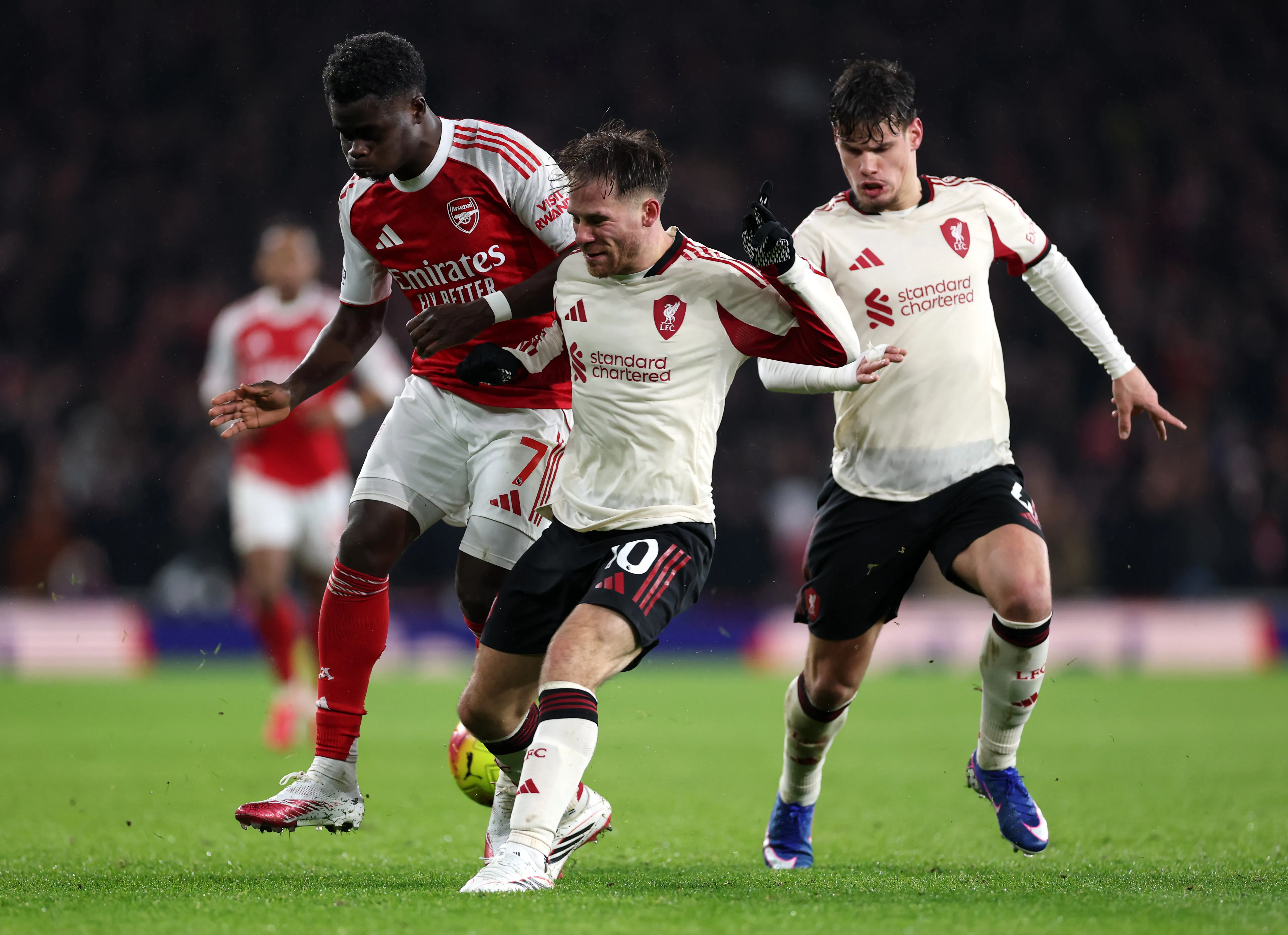 Arsenal vs. Liverpool por la Premier League (Getty Images)