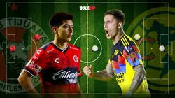 Alineaciones de Xolos de Tijuana vs. Club América