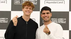 Carlos Alcaraz y Jannik Sinner se enfrentan en Corea del Sur