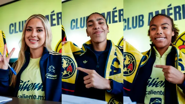 Los tres refuerzos internacionales del Club América Femenil (GETTY IMAGES)