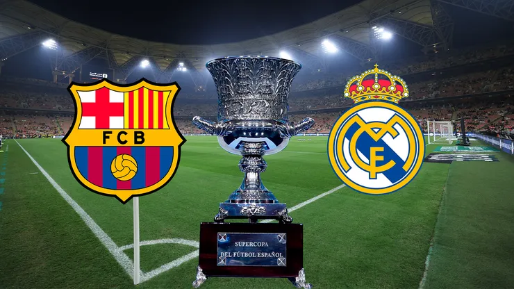 Barcelona y Real Madrid se enfrentan en la final de la Supercopa de España