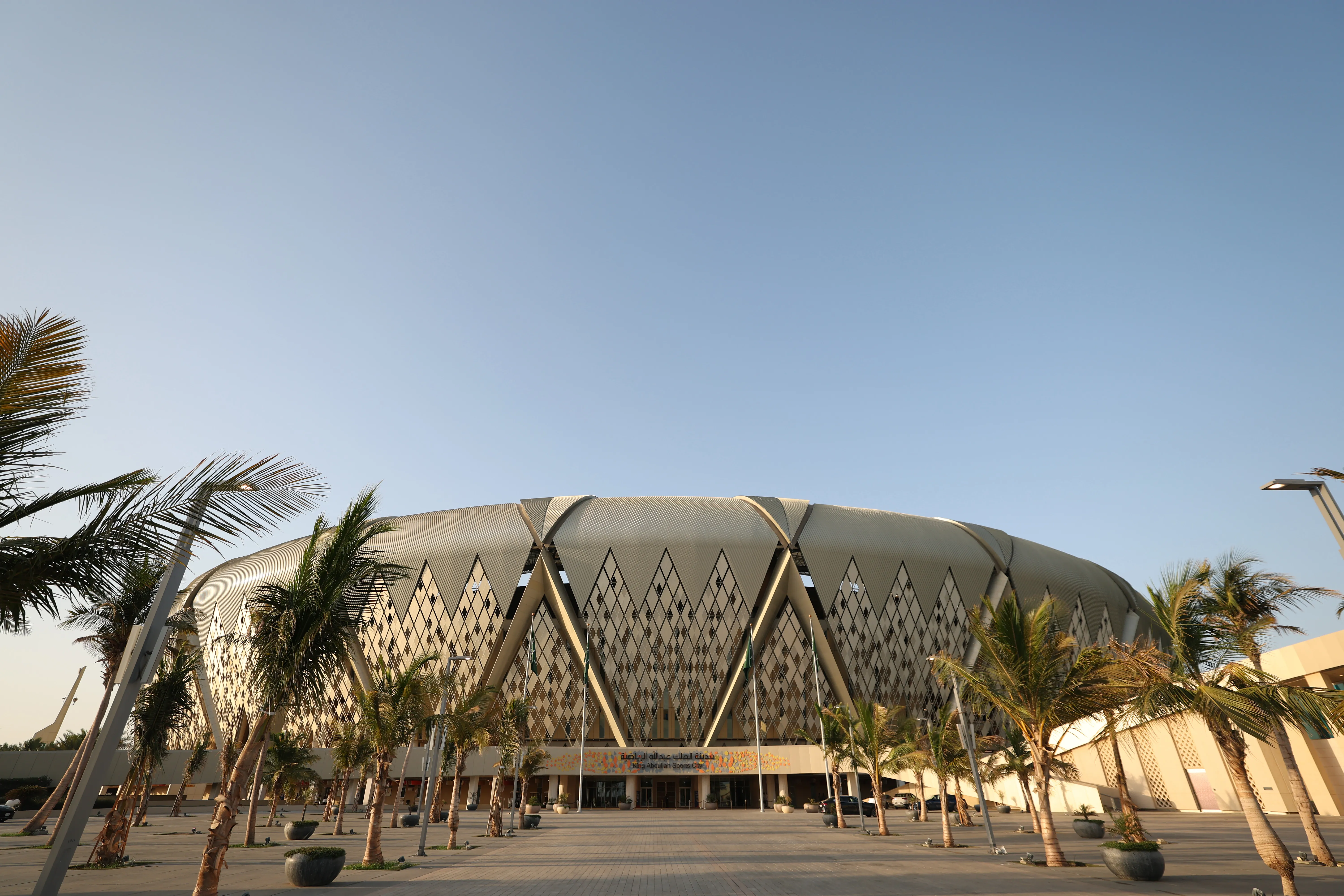 Imagen del exterior del King Abdullah Sports City stadium (GETTY IMAGES)