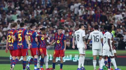 Barcelona vs. Real Madrid por la final de la Supercopa.