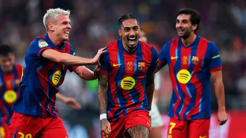 Raphinha le terminó otorgando la Supercopa de España al Barcelona.
