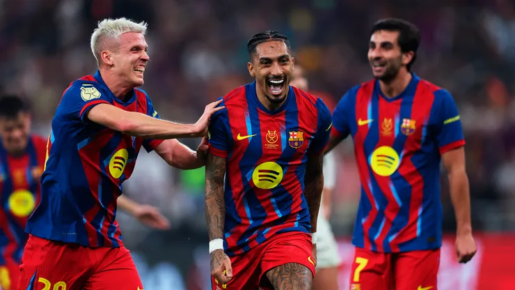Raphinha le terminó otorgando la Supercopa de España al Barcelona.