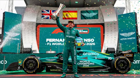 Fernando Alonso celebra el campeonato de la F1 2026
