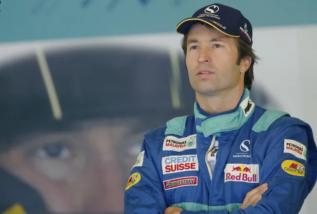 Heinz-Harald Frentzen en su etapa como piloto de Sauber (GETTY IMAGES)