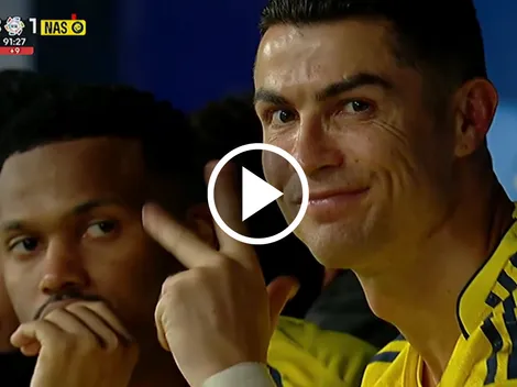 El polémico gesto de Cristiano en la derrota de Al-Nassr