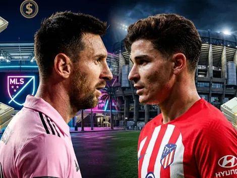 Mientras Messi gana 12 millones en Inter Miami, el salario de Álvarez en Atlético