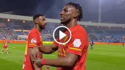 Julián Quiñones convirtió un hattrick con Al-Qadisiya