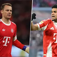 Manuel Neuer, capitán del Bayern Múnich, se deshizo en elogios con Luis Díaz