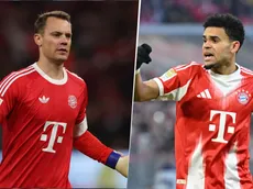 Manuel Neuer, capitán del Bayern Múnich, se deshizo en elogios con Luis Díaz