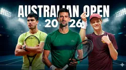 El primer Grand Slam del año ya definió sus respectivos cruces.