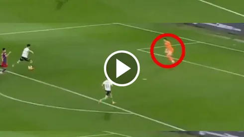 Joan García se lució con una gran atajada.