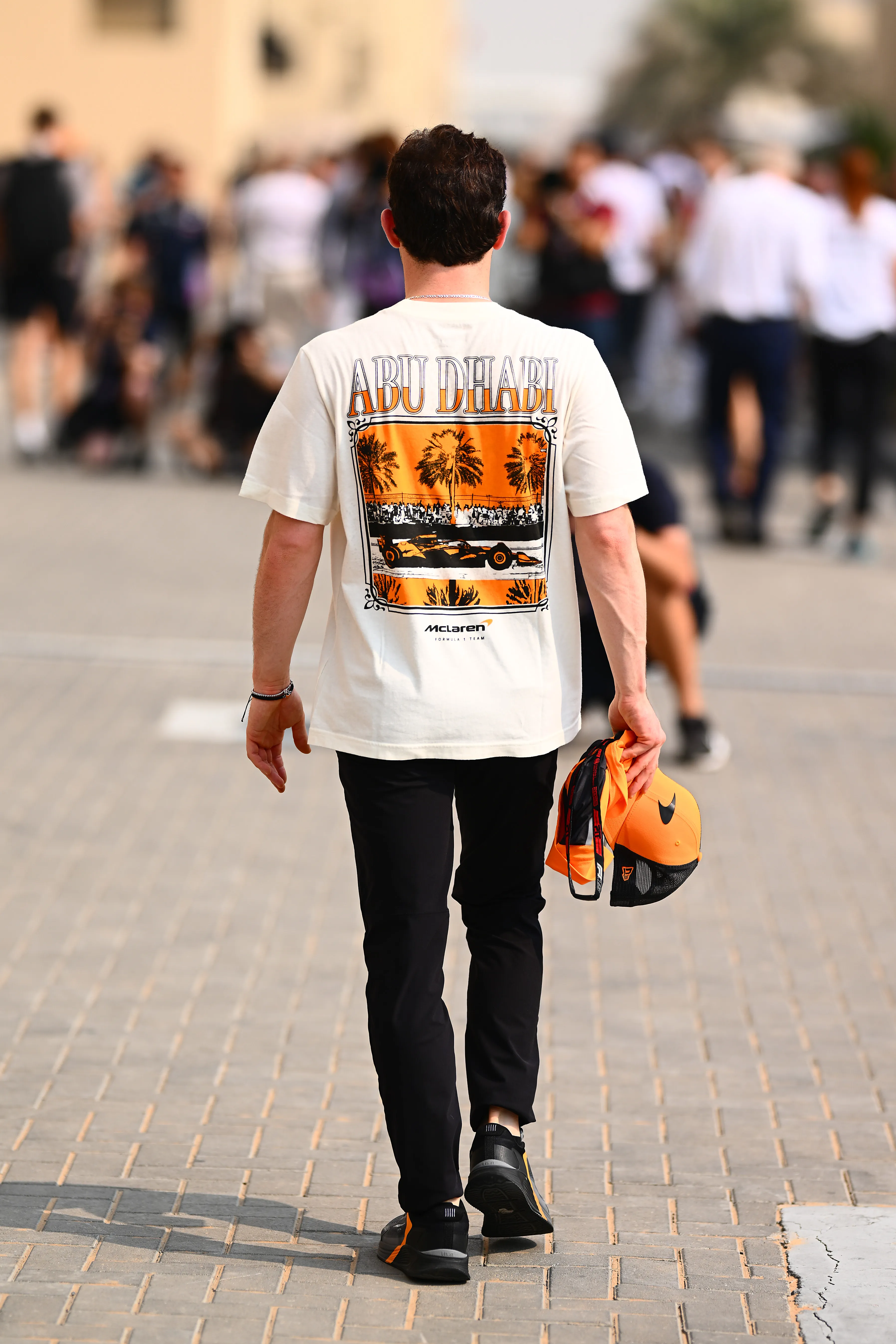 Patricio O’Ward en Abu Dhabi con el equipo McLaren (GETTY IMAGES)