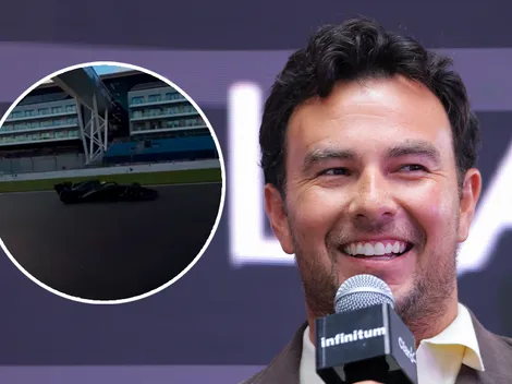 El video de Checo a bordo del nuevo coche de Cadillac que revolucionó las redes