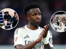 La reacción que no se vio de Vinicius durante los silbidos