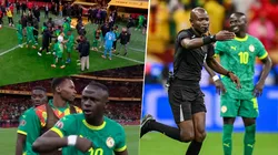 Los jugadores de Senegal se retiraron del campo a modo de protesta