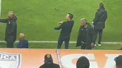 Los gestos que Esteban Solari le realizó a André Jardine en el duelo entre América y Pachuca