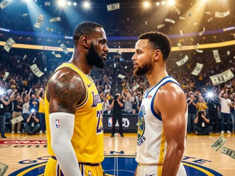 Mientras LeBron James gana 128,7 millones en 2026, el dinero que percibe Curry