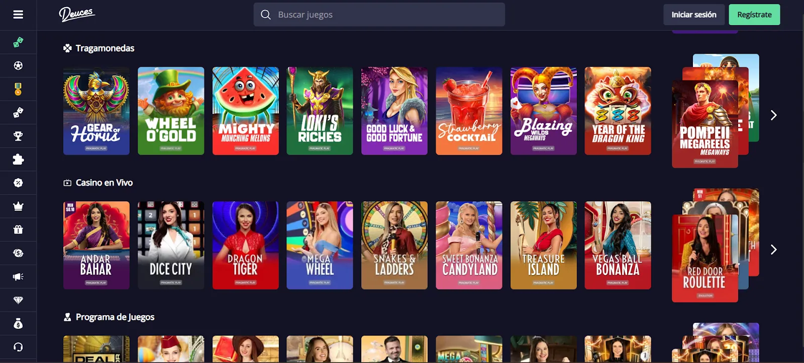 Deuces casino - bolavip.mx
