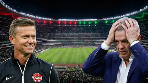 Los entrenadores de Canadá y México
