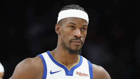 Jimmy Butler jugaba su primera temporada completa con Warriors.
