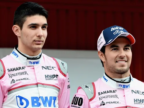 Esteban Ocon recordó su rivalidad con Checo Pérez en Force India