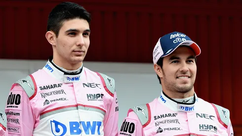 Esteban Ocon y Checo Pérez como compañeros en Force India
