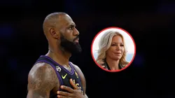 LeBron James y Jeanie Buss tuvieron un momento de tensión en Lakers.
