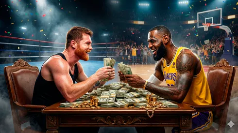 Canelo Álvarez y LeBron James tuvieron un año 2025 lleno de ingresos.